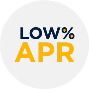 Low APR available based on creditworthiness